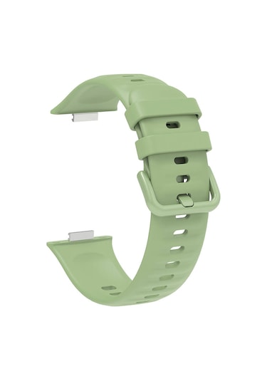 Huawei Watch Fit 3 Band Serisi Klasik Kordon Silikon Strap Kayış-lila