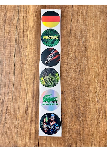 Araç Ön Cam Logosu Hologramlı Yan Kapı, Yan Cam Stickerı Logo Model1