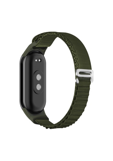 Xiaomi Mi Band 8 9 10 Uyumlu Alpine Loop Kordon Kayış Haki