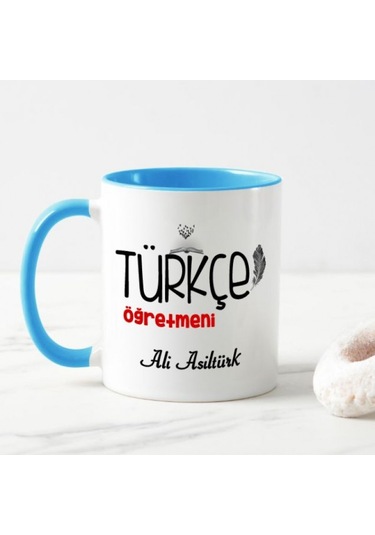 Kişiye Özel Türkçe Öğretmeni Kupa Bardak Ha37