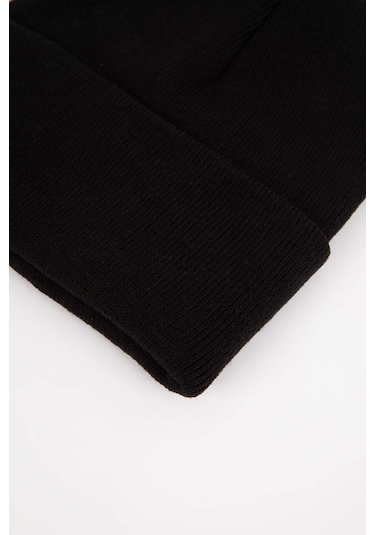 Defacto Kadın Triko Basic Kışlık Bere R7545AZ24WNBK27 Siyah