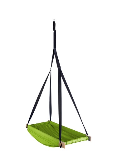 Bundera Flow Yeşil Ahşap Yaylı Zıpzıp Hamak Beşik Hoppala