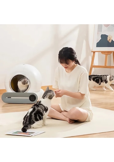 Yasomi Smart Cat Cleaner 9 L Kapasiteli ve Wifi Uygulama Bağlantı Kedi Tuvaleti