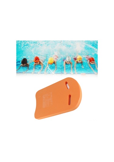 Yunboo Eva Materyal Yüzme Egzersiz Tahtası - Çocuk Ve Yetişkin İçin Denge Ve Bacak Gücü Geliştirici, U Şekilli, Turuncu A1 Turuncu