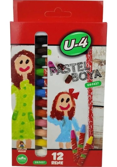 3b Trend U-4 12'li Pastel Boya Karışık