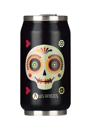 Les Artistes Paris Isı Yalıtımlı Kutu Çelik Termos 280ml Sugar Skull Çok Renkli