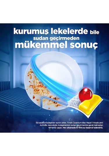 Finish Quantum Max Limonlu Bulaşık Makinesi Deterjanı 58 Tablet