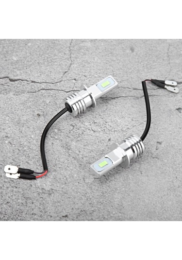 Xiyyadms H3 Tipi 80w 8000k Buz Mavi 12-24v Evrensel Çözünürlüklü Fari Ampülü, Csp Işık Damlacıkları, Hızlı Tepki, Enerji Tasarruflu 2 Adet