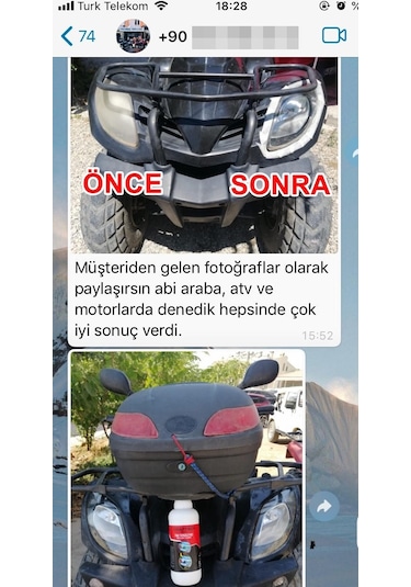 Kraftech Yeni Nesil Premium I Buharlı Araba Far Temizleme Ve Parlatma Seti -9 Parça Ürün