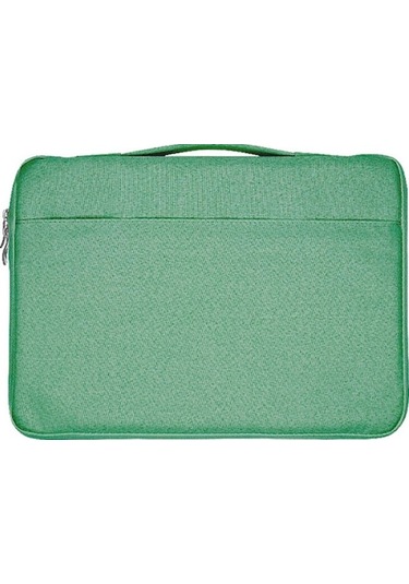 13,3 İnç Dizüstü Dizüstü Bilgisayar Kılıfı Oxford Kumaş Yumuşak Kabarık Astar Kapak Taşıma Çantası - Yeşil Çok Renkli