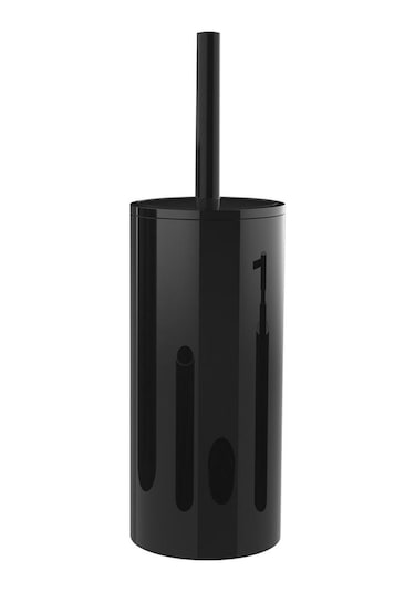 Primanova Flores 5'li Banyo Seti - Siyah Siyah