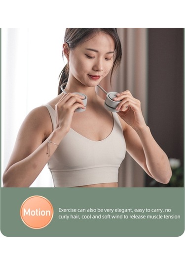 Dq209 Taşınabilir Asma Boyun Sessiz Aroma Difüzör Küçük Fan Kayısı