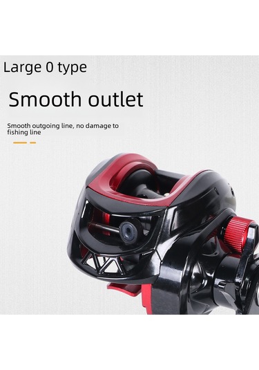 Mufunye Kırmızı Sol El Metal Bobinli Dayanıklı Liyue Makinesi, Uzak Atışlı Balık Olta Makinesi, Marul/ayı Balığı Avı İçin Olta Takımı Ac200