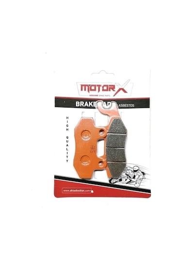 Cub 100 Motosiklet Çengelli Ön Fren Disk Balatası Turuncu
