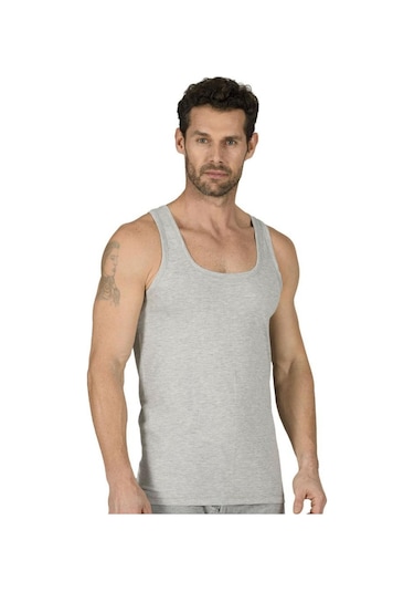 Özkan Underwear Özkan Erkek Penye Atlet 11407 Gri