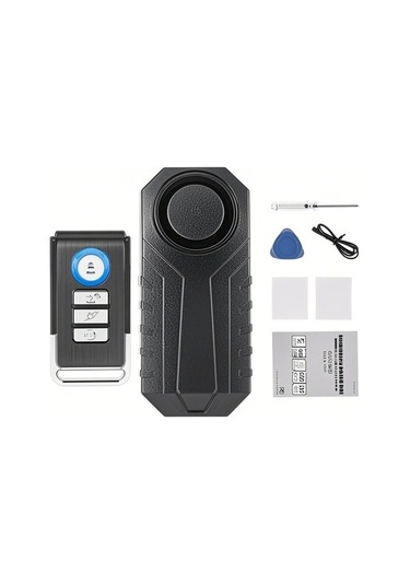 Bisiklet Ve Elektrikli Bisiklet İçin Uzaktan Kumandalı Titreşim Algılama Alarmı - Ip55 Su Geçirmez, Yüksek Sesli Antifantezi Cihazı