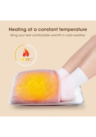 Fastbuy Conventions1 Kış Elektrikli Ayak Isıtma Pedi, Usb Şarj, Yumuşak, Konforlu Kullanım İçin İдеal
