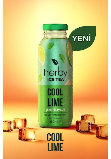 Herby Ice Tea Cool Lime 12 x 250 ML