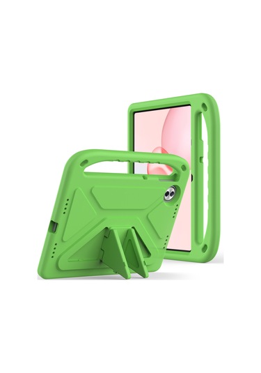 Honor Pad 10 Kılıf El Tutacağı Destekli Tablet Eva Kılıfı - Yeşil Tablet Kılıfı