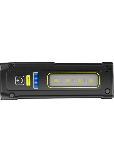 Sones E-smarter Std01 Cob Çalışma Lambası Güç Göstergeli Dış Mekan Acil Durum Onarım Lambası Mıknatıslı Led Mini El Feneri Siyah
