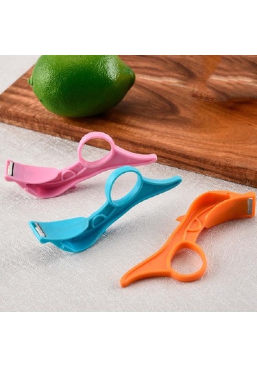 Cbtx Mutfak Meyve Soyucu Paslanmaz Çelik Soyma Bıçağı Rastgele Renk Teslimatı