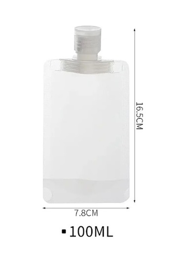 3 Adet 100ml Krem Şampuan Kabı Tekrar Kullanılabilir Set Diğer