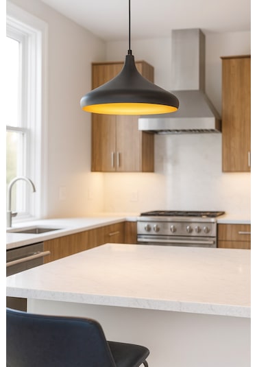 Modern Tasarım Siyah Gold Sarkıt Avize Salon, Mutfak Ve Ofis İçin Dekoratif Butik Lamba Aydınlatma Siyah