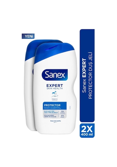 Sanex Expert Protector Duş Jeli 2 x 400 ML