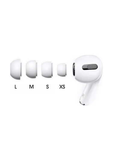 Maestro Store Airpods Uyumlu Pro İçin Kulak Uçları 4 Boyut: Xs, S, M, L 234627306 Beyaz