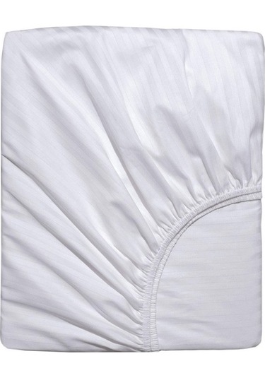 Varol Tek Kişilik Fitted Pamuk Saten Çarşaf Takımı - Beyaz