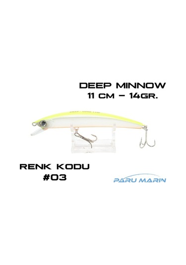 3410 Deeplure Deep Minnow 110Mm 14Gr Renk: 03 (547172281)