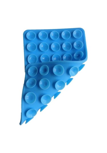 Novahub 1 Adet Sabit Ped İçin Destekli Yapışkanlı Emici Ped 40 Cep Telefonu Fikstürü İçin Çift Taraflı Silikon Emici Ped Emici Kupa Mavi Mavi