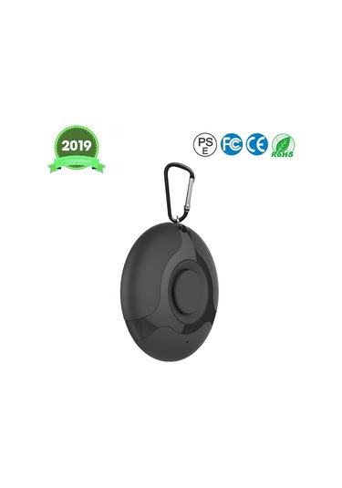 Geeksen Siyah Taşınabilir Akıllı Ultrasonik Uçucu-parazit Kovucu: Usb Şarjlı, Çocuk Ve Evcil Hayvan Güvenli, Kamp Ve户外活动 İçin