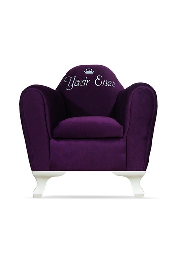 İsimli Kişiye Özel Çocuk Koltuğu 1-6 Yaş - Mor
