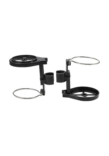 Bloomnest Katlanır Şezlong Yan Masa Balıkçılık Bardak Tutucu Kamp Aksesuarı Açık Hava Balıkçılık Sandalyesi Altın-siyah Altın - Siyah