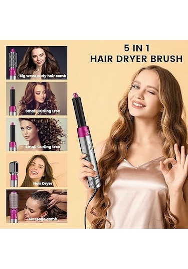 Çok İşlevli Saç Bükme Seti 5 Değiştirilebilir Kova Diğer Çok Renkli