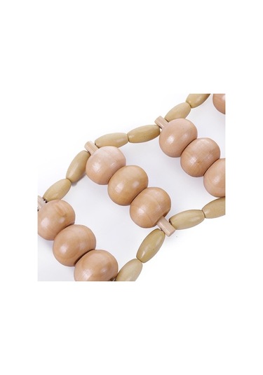 Arka Masaj Silindir Ipi Aracı Ahşap Taşınabilir El Haddeleme Jymj3a Çok Renkli