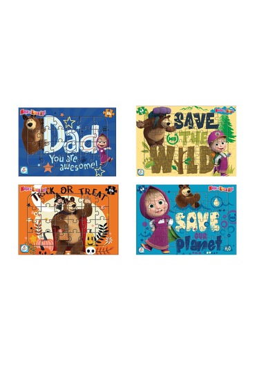 Maşa İle Koca Ayı Frame Puzzle Seti