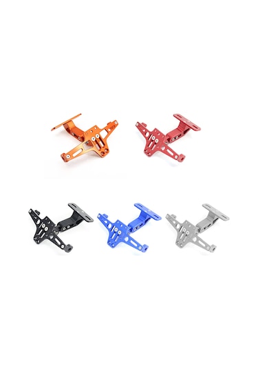 Yaozixa Motosiklet Plaka Tutucusu Cnc Alyuminyum Msx Bws İçin Ayarlanabilir Renkli Modifikasyon Aksesuarı Diğer