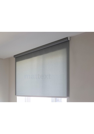 Antrasit Stor Perde Etek Dilimsiz Antrasit