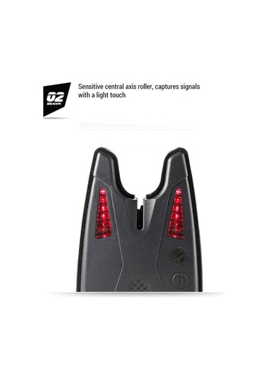 Artfulabode Yeşil Uyarıları Led Isırma Isırma Göstergesi Elektronik Balık Balık Balık Avı Alarmı Abs Ei Yeşil