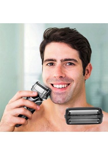 Agoodshop Saç Kesme Bıçağı Surker Rscx-9008 Tıraş Makinesi Yedek Bıçağı - 2 Tıraş Folyosu Ve Uzun Saç Düzeltici İçerir