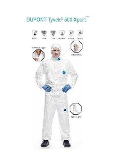 Tyvek 500 Xpert Tulum 1 Adet En 14126 Standartında