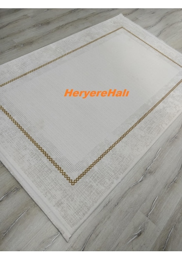 Foneks Halı Lavin %100 Akrilik Makina Halısı 4305agold 150x233 Cm