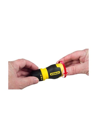 Stanley 066358 Bits Uç Takımı Cırcırlı Topaç 6 Parça