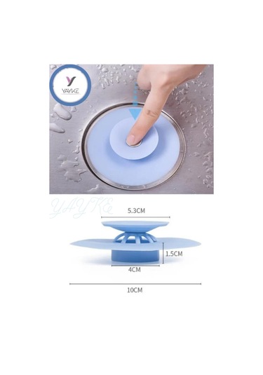 Yayke 3lü Silikon Süzgeç Lavabo Banyo Tıkacı Evye Küvet Gider