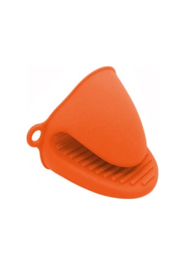 Yunboo Turuncu Silikon Fırın Eldiveni 2'li Set - Isı Dayanıklı Kaymaz Önleyici Mutfak Tencere Kapak Isı Koruyucu