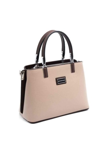 Silver Polo Kadın El Çantası 987 M105 45738 Koyu Bej Nix Kahve 45738 Koyu Bej Nix Kahve Çok Renkli