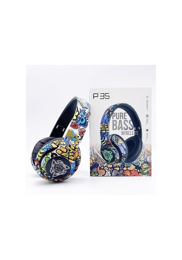 Vaorlo Graffiti Kablosuz Bluetooth Kulaklık