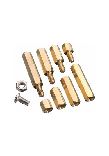 Trendooze Vida, Ve Ve Tamir Standoff Somun Seti: Pratik Pirinç Pcb Parça Montaj M3 İçin Hırdavat Çözüm Çeşitleriyle 120 Vk